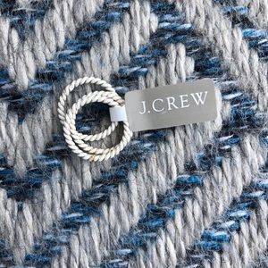 J.Crew Twisted Ring Set White NWT